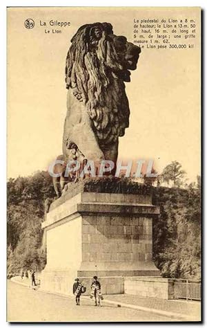 Carte Postale Ancienne La Gîleppe Le Lion