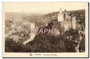 Carte Postale Ancienne Vianden vue Prise du Belvedere