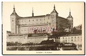 Carte Postale Ancienne Toledo El Alcazar