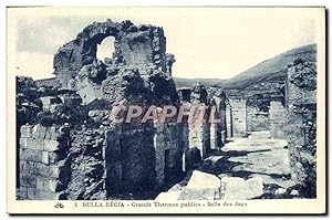 Carte Postale Ancienne Bulla Regia Grands Thermes Publics Salle des Jeux