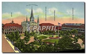 Seller image for Carte Postale Ancienne Jackson square New Orleans for sale by CPAPHIL