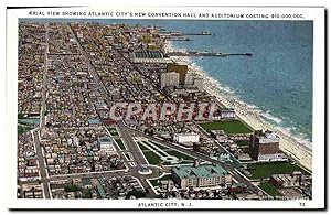 Carte Postale Ancienne Aerial View Showing Atlantic City's New Convention Hall and Auditorium Cos...