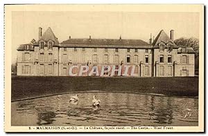 Imagen del vendedor de Carte Postale Ancienne Malmaison Le Chteau Faade Ouest Cygnes a la venta por CPAPHIL