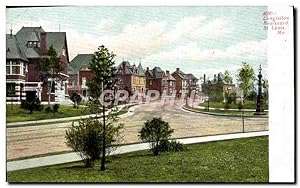 Carte Postale Ancienne Longfellow Boulevard St Louis Mo