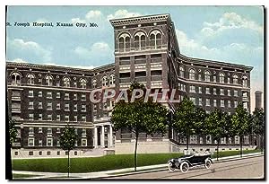 Carte Postale Ancienne St joseph Hospital Kansas City Mo