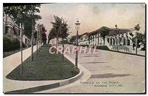 Carte Postale Ancienne Pergola On The Paseo Kansas City Mo