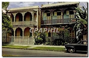 Seller image for Carte Postale Ancienne Lovely antebellum homes typical Residences of the Vieux Carre New Orleans for sale by CPAPHIL