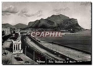 Carte Postale Moderne Palermo Foro Umberto I e Monte Pellegrino