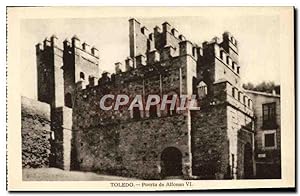 Carte Postale Ancienne Toledo Puerta de Alfonso VI