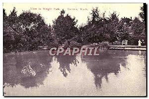 Bild des Verkufers fr Carte Postale Ancienne View in Wright Park Tacoma Washington zum Verkauf von CPAPHIL