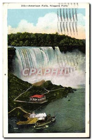 Carte Postale Ancienne American Falls Niagara Falls