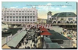 Seller image for Carte Postale Ancienne The Pike Looking East From Bath House Long Beach California for sale by CPAPHIL