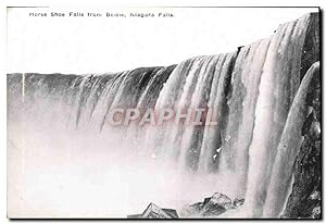 Carte Postale Ancienne Horse Shoe Falls from Below Niagara Falls