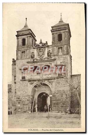 Carte Postale Ancienne Toledo Puerta del Cambron