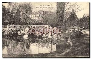Carte Postale Ancienne Sedan Pont du Jardin Botanique