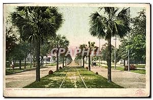 Carte Postale Ancienne Main Street Jacksonville Fla