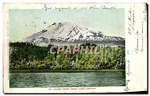 Carte Postale Ancienne Mt Adams From Trout Laks Oregon