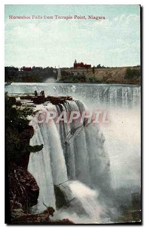 Carte Postale Ancienne Horseshoe Falls from Terrapin Point Niagara Falls