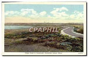 Imagen del vendedor de Carte Postale Ancienne Polpis Road to Siasconset Nantucket Island Mass a la venta por CPAPHIL