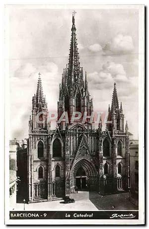 Carte Postale Ancienne Barcelona La Catedral