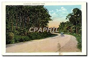 Carte Postale Ancienne National Highway View