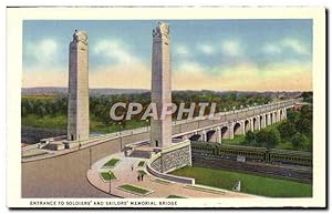 Seller image for Carte Postale Ancienne Entrance To Soldiers And Sailors Memorial Bridge Zembo Mosque from Italian gardens for sale by CPAPHIL