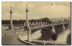 Carte Postale Ancienne Liege Pont de Fragnee