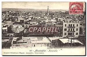 Carte Postale Ancienne Alexandrie Panorama