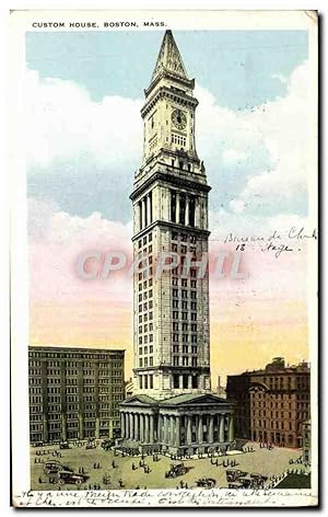 Seller image for Carte Postale Ancienne Custom House Boston Mass for sale by CPAPHIL