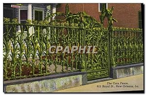 Seller image for Carte Postale Ancienne The Corn Fence Royal New Orleans for sale by CPAPHIL