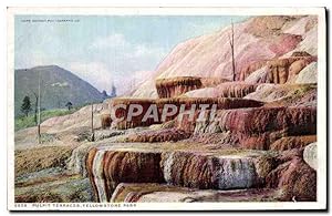 Carte Postale Ancienne Pulpit Terraces Yellowstone Park