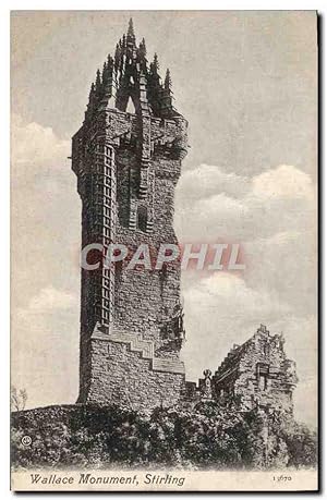 Carte Postale Ancienne Wallace Monument Stirling