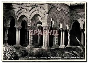 Seller image for Carte Postale Moderne Monreale Chiostro dei Benedettini Loggetta Della Fontana for sale by CPAPHIL