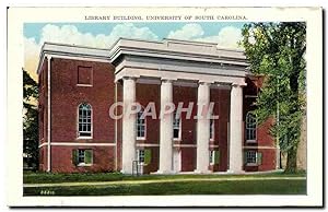 Carte Postale Ancienne Library Building University Of South Carolina Jefferson Davis Highway Brid...