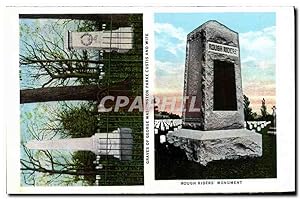 Carte Postale Ancienne Graves Of George Washington Parke Custis And Wife