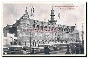 Carte Postale Ancienne Exposition universelle de Gand 1913 Palais de la Hollande