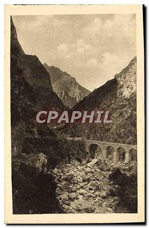 Carte Postale Ancienne Gorges du Chabet El Akra L'Oued Agrioun