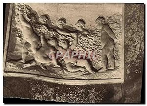 Image du vendeur pour Carte Postale Ancienne Champagne Pommery Greno Reims Bas Relief Sculpte Dans La Craie mis en vente par CPAPHIL