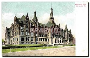 Carte Postale Ancienne City Hall St Louis Mo