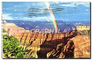 Bild des Verkufers fr Carte Postale Moderne Arizona Rainbow Over the Grand Canyon zum Verkauf von CPAPHIL