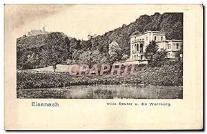 Carte Postale Ancienne Eisenach Villa Reuter u Die Wartburg