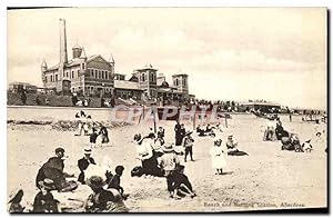 Carte Postale Ancienne Beach And Bathing Station Aberdeen