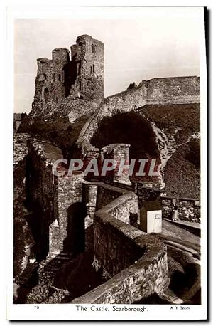 Seller image for Carte Postale Ancienne The Castle Scarborough for sale by CPAPHIL