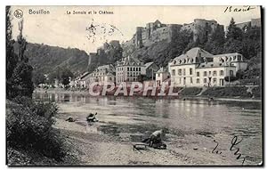 Carte Postale Ancienne Bouilion La Semois Et Le Château Lavandiere