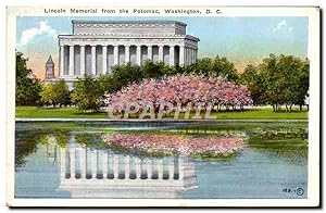 Carte Postale Ancienne Lincoln Memorial From The Potomac Washington D C