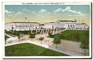 Carte Postale Ancienne New Postoffice And Union Station Washington D C
