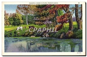 Carte Postale Ancienne Peaceful Scene In Rural Pennsylvania