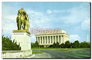 Seller image for Carte Postale Ancienne The Lincoln Memorial Washington D C for sale by CPAPHIL