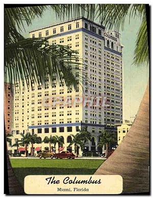 Carte Postale Ancienne The Columbus Miami Florida