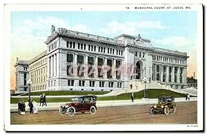 Carte Postale Ancienne Municipal Court St Louis Mo